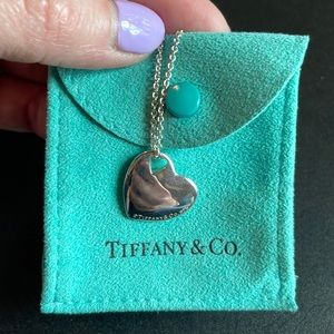 Tiffany and Co. Sterling Silver heart necklace